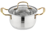 Кастрюля Kelli KL-4708-18 нерж. 2,6л